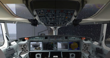 <strong>Viewport</strong><br>The large spherical top viewport provides the pilot with excellent all-round visibility